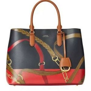 Ralph Lauren Leather Satchel Bag